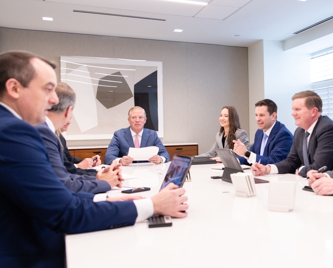 team in conference room